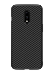 OnePlus 7 Nillkin Synthetic Fiber Anti-slip Protective Back Mobile Phone Cover Case, Black