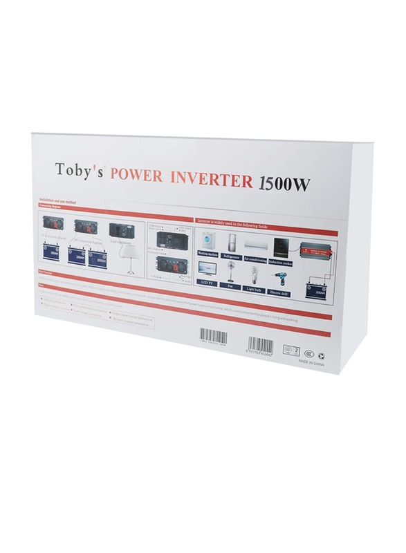 Toby's 1500W Car Inverter, Black