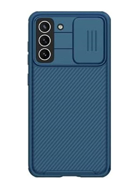 

Alsafwah Samsung Galaxy S21 Fe Polycarbonate Camera Slide Mobile Phone Case Cover, Blue