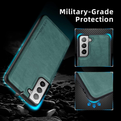 X-Level Samsung Galaxy S21 Fe 5G 6.4-Inch Bumper Shockproof Protective Mobile Phone Case Cover, Midnight Green