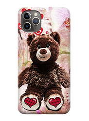 Apple iPhone 11 Pro Max Protective TPU Mobile Phone Case Cover with My Teddy Bear Design, Multicolour