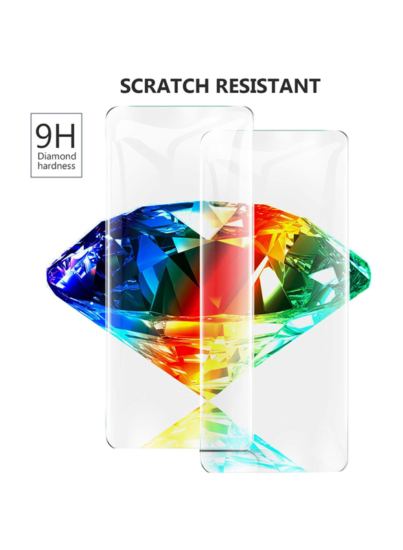 OnePlus 7 Pro Anti-Scratch Anti-Bubble Anti-Fingerprint Tempered Glass Screen Protector, Clear