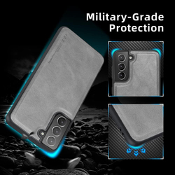 X-Level Samsung Galaxy S21 5G 6.2-Inch Anti-Scratch Shockproof Protective Mobile Phone Case Cover, Grey