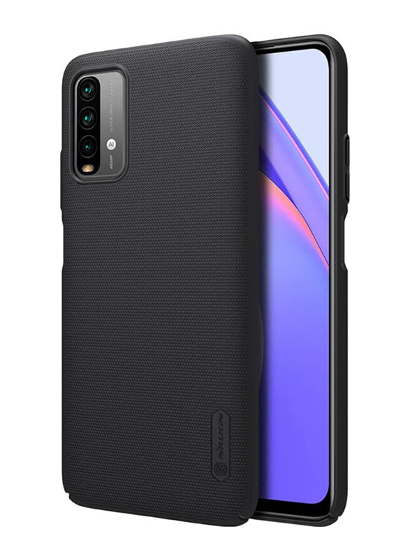 Nillkin Xiaomi Redmi 9T Super Frosted Shield Hard Slim Fit Designed Mobile Phone Case Cover, Black