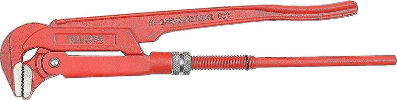 Yato 1-Inch Swedish Type 90° Pipe Wrench, YT-2210, Red