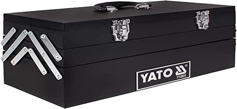 Yato 460mm Metal Tool Box, YT-0885, Black