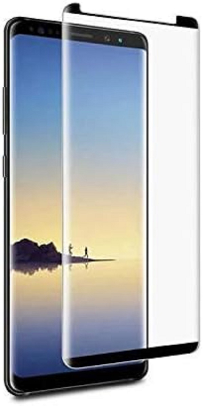 Ineix Samsung Galaxy Note 8 3D Full Screen Tempered Glass Screen Protector, Clear/Black