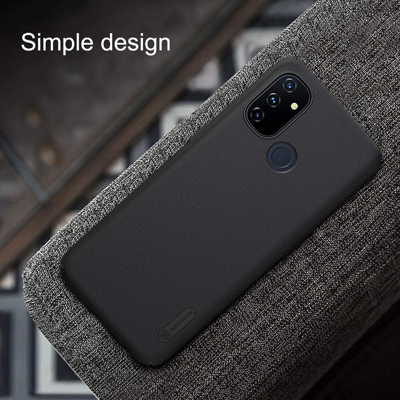 Nillkin OnePlus Nord N100 Original Super Frosted Shield Matte Mobile Phone Case Cover, Black