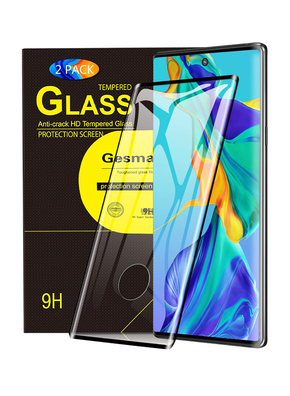 ELTD Samsung Galaxy Note 10 Plus Anti-Scratch Full Coverage Tempered Glass Screen Protectors, 2 Pieces, Clear