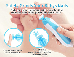 6 In 1 Baby Nail Electric Manicure Set for Kids