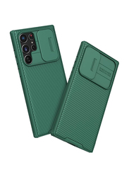 Nillkin Samsung Galaxy S22 Ultra CamShield Pro Mobile Phone Case Cover with Slide Camera Cover, Green