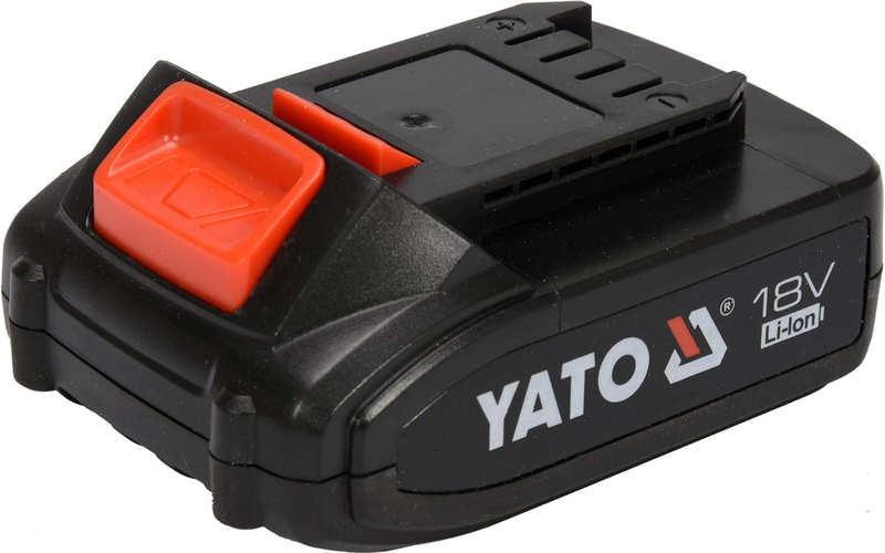 Yato Cordless Power Indicator with Battery Li-Ion 18V 2.0Ah, YT-82842, Black