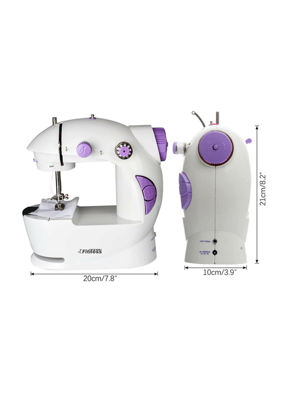 Electric Small Household Mini Sewing Machine, White