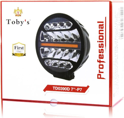 Toby's TD0390D Round Driving Light, 7-inch