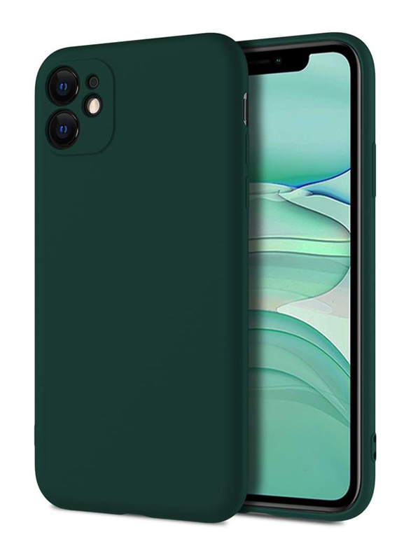 X-Level Apple iPhone 11 Silicone Anti-Scratch Microfiber Lining Cushion Mobile Phone Case Cover, Green