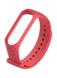 Fashion Sport Soft Silicone Replacement Wristband Wrist Strap For Xiaomi Mi Band 3, Red