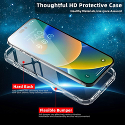 X-level Apple iPhone 14 Pro 6.1" 2022 Slim Thin Cover with Hard PC Back and Shock-Absorbing Soft Bumper Anti-Yellowing Military Grade Protection Mobile Phone Case Covers, Clear