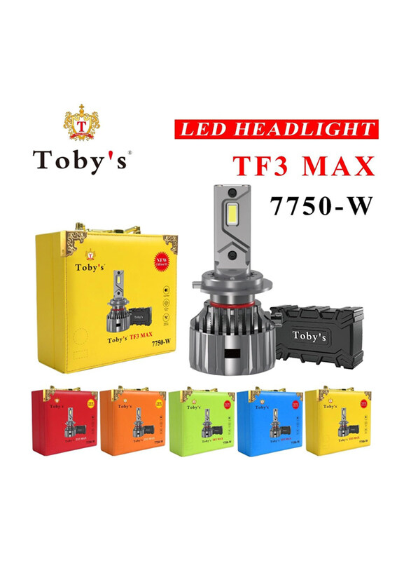 

Tobys TF3 MAX 9006/HB4 Color Temperature 6500K Lumes 15000LM Diamond LED Waterproof Headlight Bulb Plug & Play Conversion Kit, IP65, 2 Pieces, White