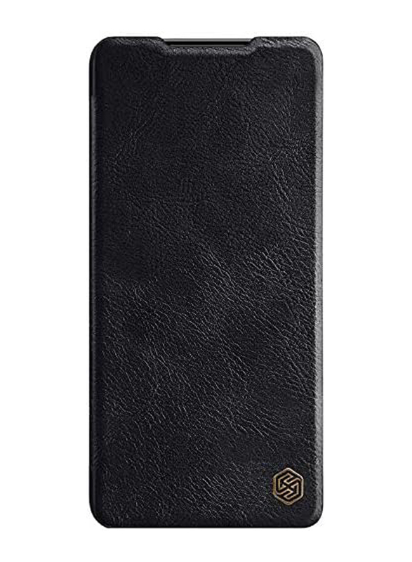 Nillkin Qin Samsung Galaxy S21 Leather Flip Mobile Phone Case Cover, Black