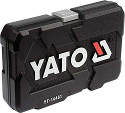 Yato 25-Piece 0.25-inch Socket Tool Set, YT-14461, Multicolour