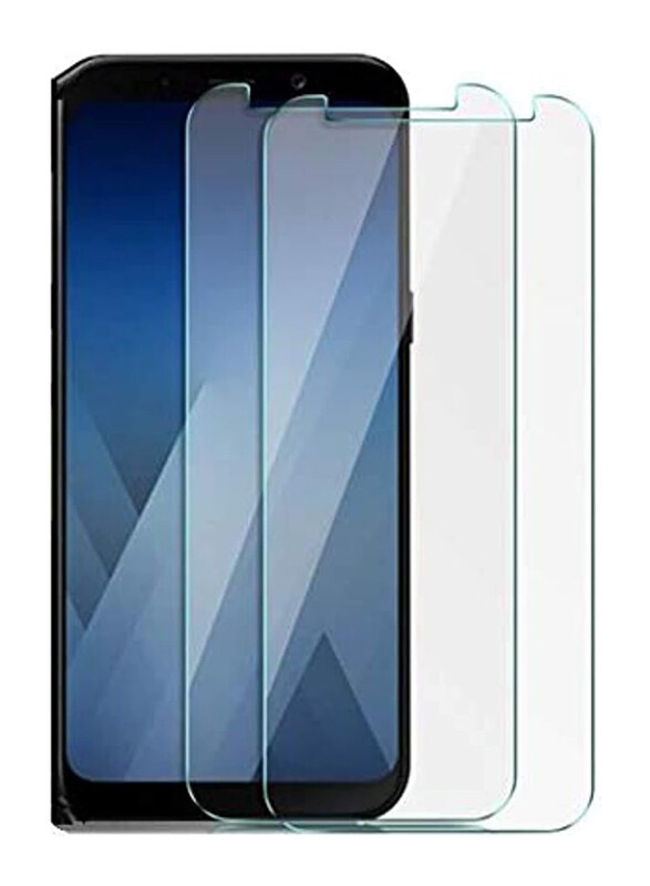 

Generic Samsung Galaxy A7/A8 Plus 2018 9H Hardness HD High Tempered Glass Screen Protector, Clear
