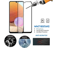 Nice.Store.UAE Samsung Galaxy A32 4g/A31 Edge-to-Edge Full Glue Screen Protector, Clear/Black