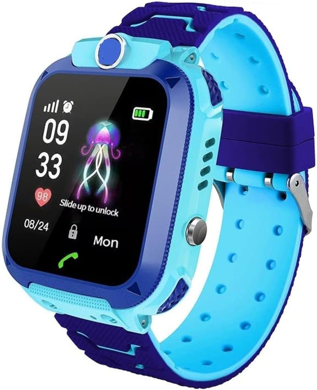 Kids Waterproof Smartwatch, GPS + Cellular, Blue