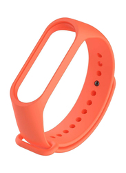 Premium Silicone Fitness Tracker Wrist Strap Band For Xiaomi Mi Band 3, Orange