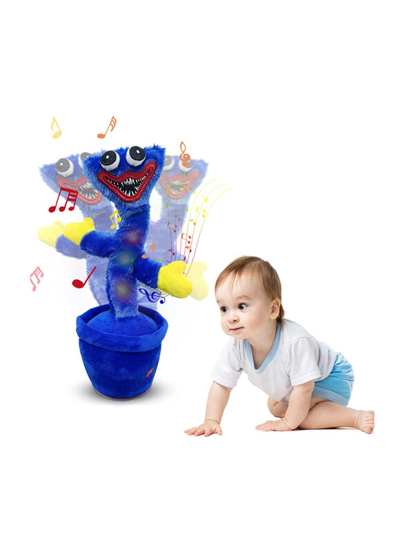 

Mako Tecch Dancing Huggy Wuggy Toy for Kids, Blue