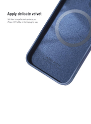 Nillkin Apple iPhone 15 Cam Shield Silky Magnetic Silicone Mobile Phone Case Cover, Midnight Blue