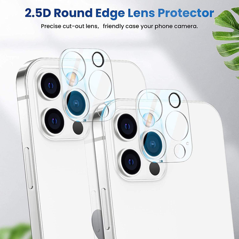 Apple iPhone 12/12 Mini/12 Pro/12 Pro Max Camera Lens Protector, Clear