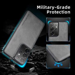 X-Level Samsung Galaxy S21 Ultra 5G 6.8-Inch Anti-Scratch Soft TPU Bumper Shockproof Protective Mobile Phone Case Cover, Grey