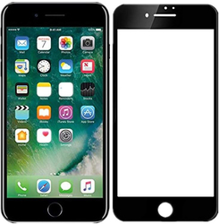 Apple iPhone 7 3D Full Cover Tempered Glass Screen Protector, Clear/Black