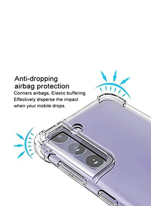 Samsung Galaxy S21 Ultra Shock-Absorption Shockproof Flexible Mobile Phone Case Cover, Clear