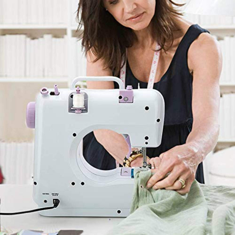 Multifunctional Household Electric Sewing Machine, White