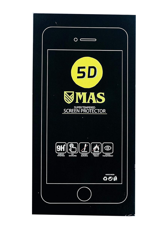 Mas Samsung Galaxy A6 5D Super Tempered Glass Protector, Clear