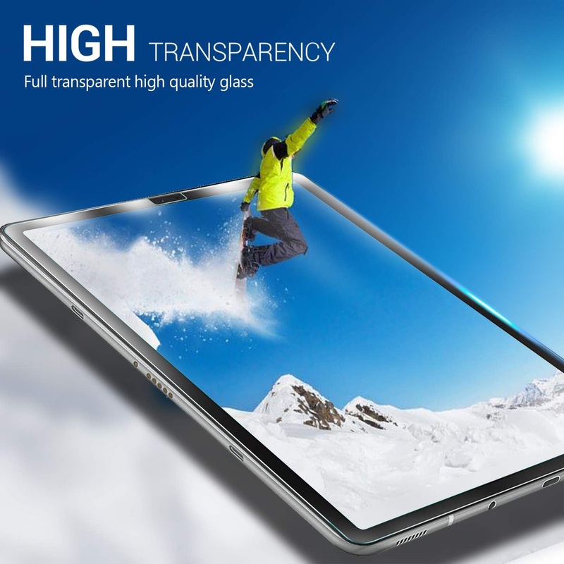 ELTD Samsung Galaxy Tab S6 Anti-Scratch Full Coverage Tempered Glass Screen Protectors, Clear