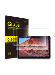 ELTD Huawei MediaPad M5 Lite 2019 Anti-Scratch Tempered Glass Screen Protector, 2 Pieces, Clear