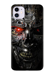 Apple iPhone 11 TPU Terminator Robot Design Mobile Phone Case Cover, Multicolour