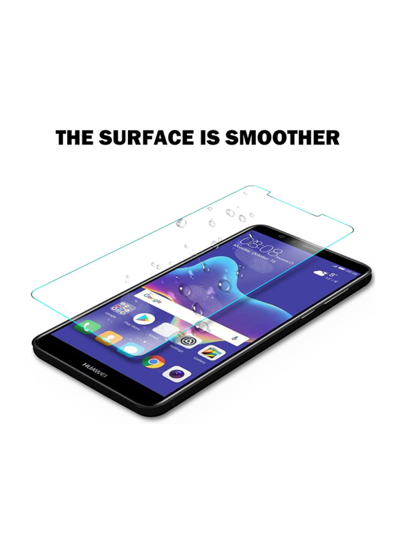 ELTD Huawei Y9 2019 Anti-Scratch Full Coverage Tempered Glass Screen Protectors, Clear