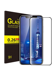 Kugi Apple IPhone XR Premium Tempered Glass Screen Protector, Black