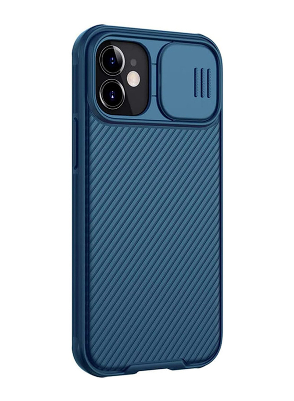 Nillkin Apple iPhone 12 Mini 5.4 Inch CamShield with Camera Slide Protective Case Cover, Blue