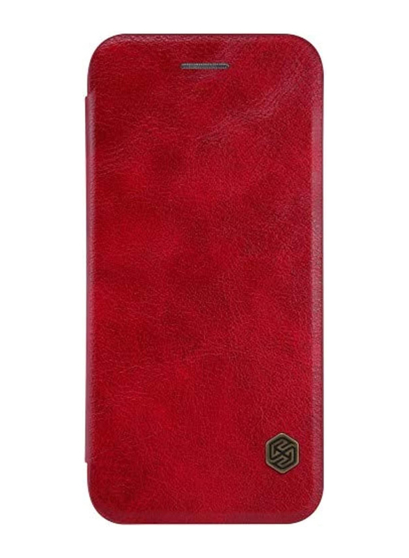 Nillkin Apple iPhone 7/Apple iPhone 8 Leather Mobile Phone Case Cover, Red