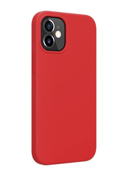 Nillkin Apple iPhone 12 Mini Flex Pure Pro Magnetic Mobile Phone Case Cover, Red