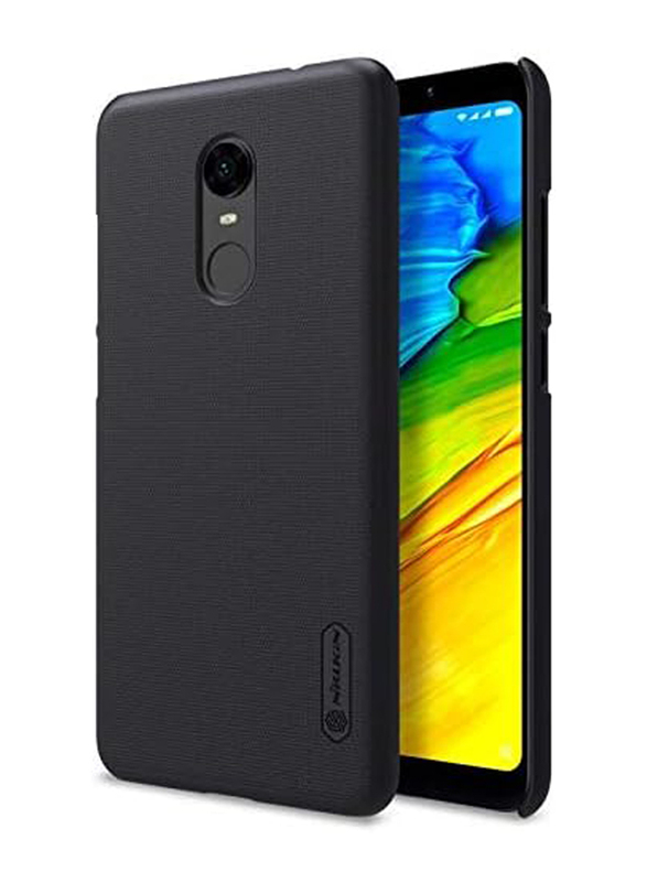 Nillkin Xiaomi Redmi 5 Plus Frosted Mobile Phone Case Cover with Screen Protector, Black