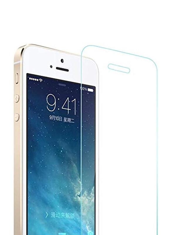 

Generic Apple iPhone 5/5S/5C Film Guard Tempered Glass Screen Protector, Clear
