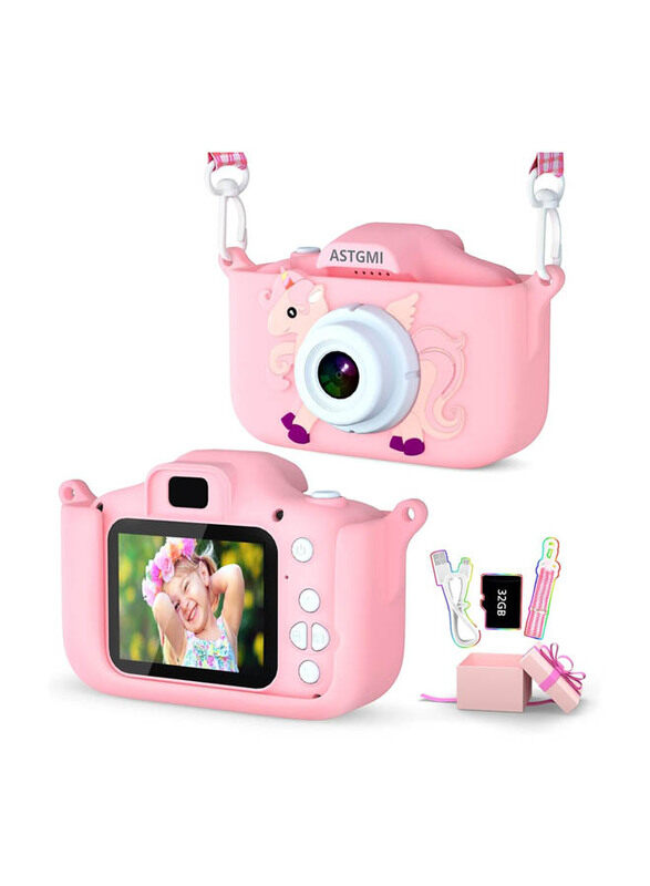 

ASTGMI Kids HD Digital Camera, Pink