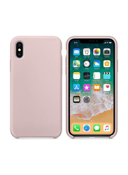 Apple iPhone X Silicone Mobile Phone Case Cover, Sand Pink