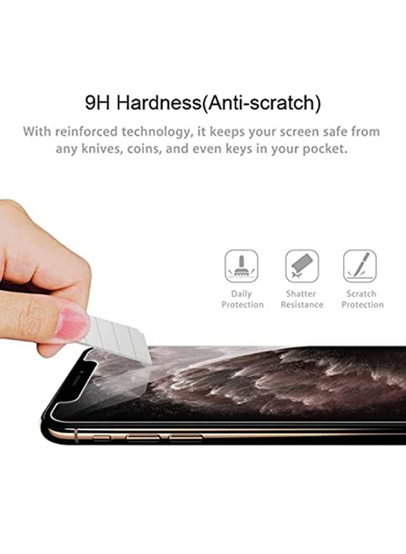 Apple iPhone 13 Pro Max 9H Premium Tempered Glass Screen Protector, Clear