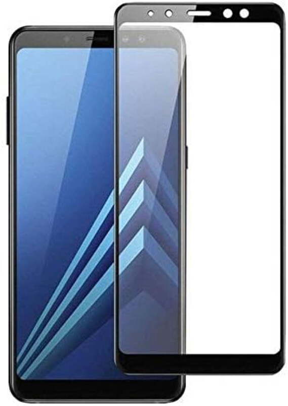 

Generic Samsung Galaxy J6 Plus 5D Mobile Phone Tempered Glass Screen Protector, Black/Clear